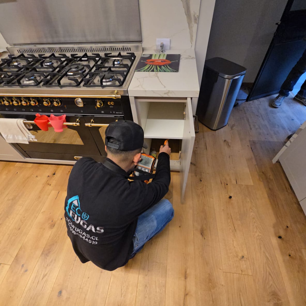 Detección de fugas de gas